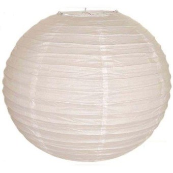 globo papel blanco